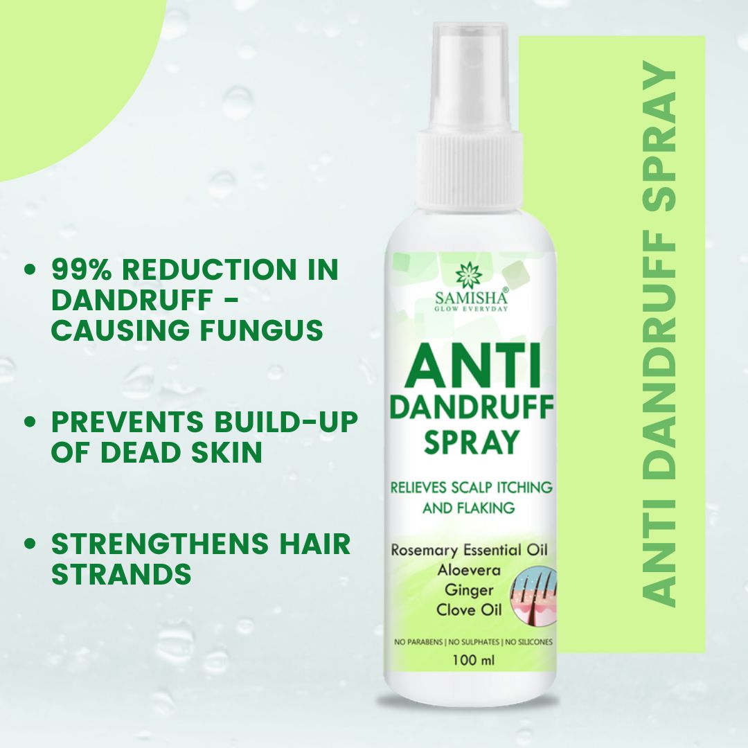 Dandruff Spray | Fights Severe Dandruff | Prevents Flaky Scalp | Non Greasy Non Oily