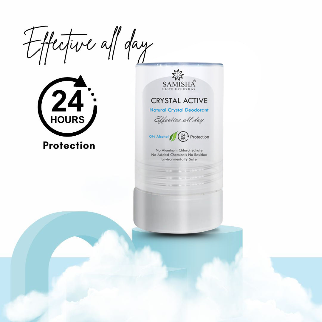 Crystal Body Unisex Natural Aluminum-Free Deodorant Roll On
