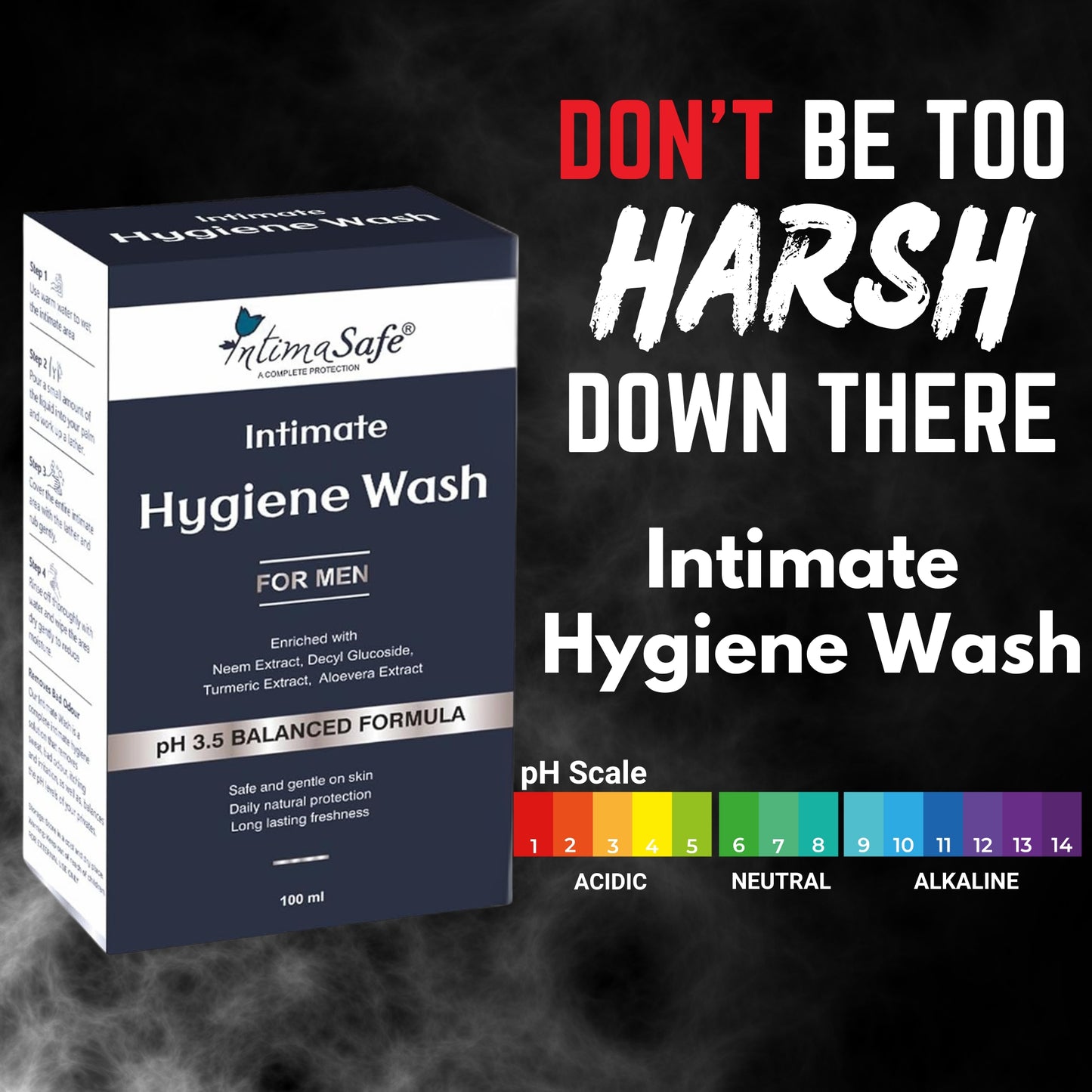 Natural Intimate Wash for Men | Men Genital Wash | Men's Ball wash