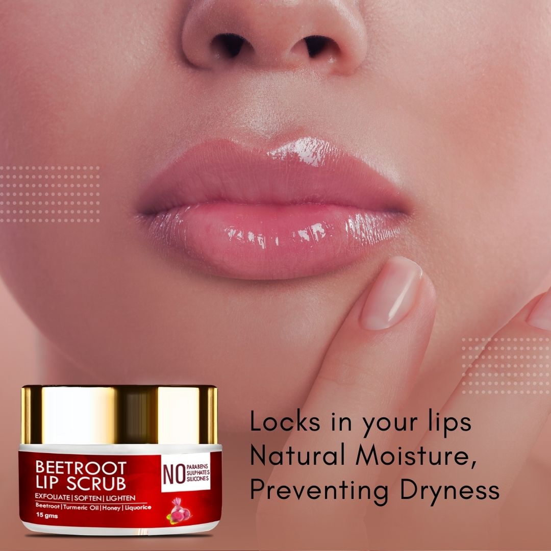 Beetroot Lip Lightening Scrub - 15gm
