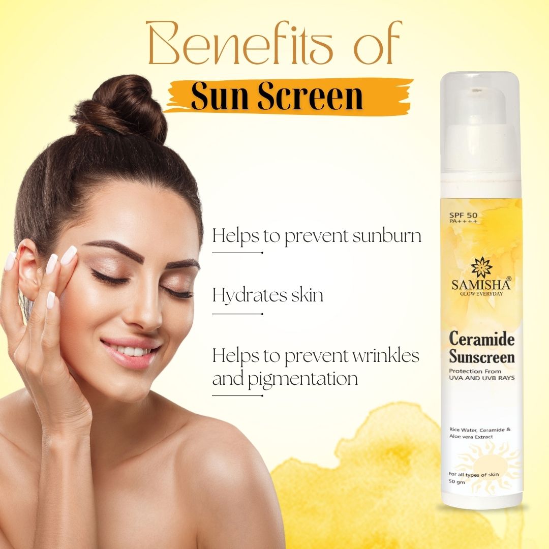 Ceramide & Hyaluronic Acid Sunscreen SPF 50 Pa++++, 50GM