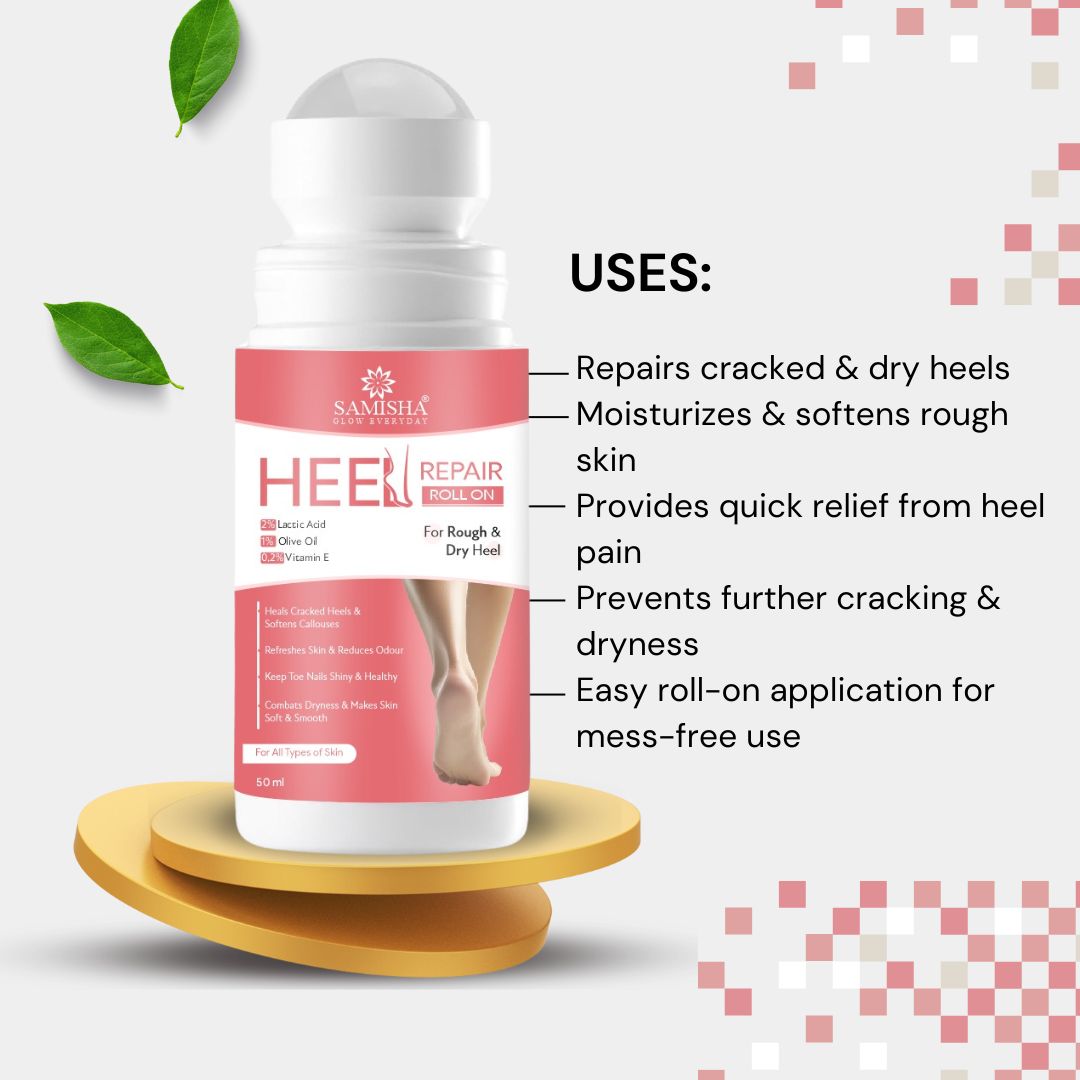 Foot Cream & Heel Repair Roll On - 50ml