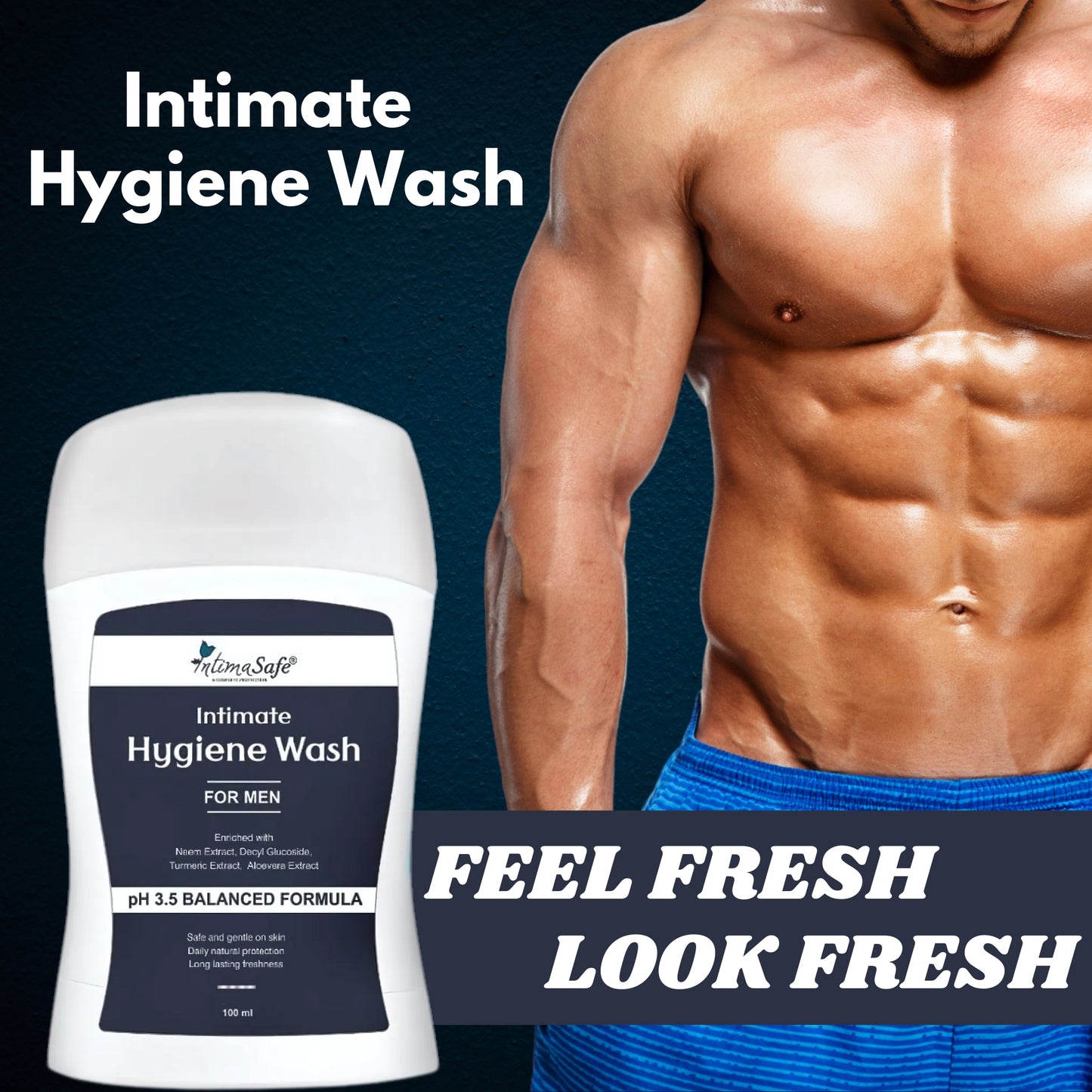 Natural Intimate Wash for Men | Men Genital Wash | Men's Ball wash