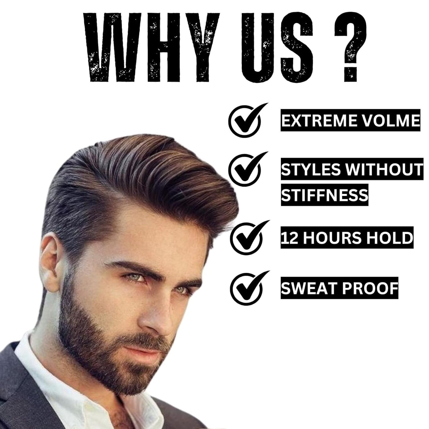 Hair Volumizing Powder For Strong Hold | Matte Finish | 24 hrs hold
