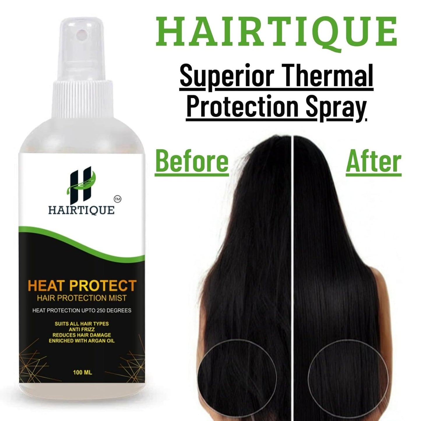 Heat Protection Hair Mist | With Argan Oil & Provitamin B5