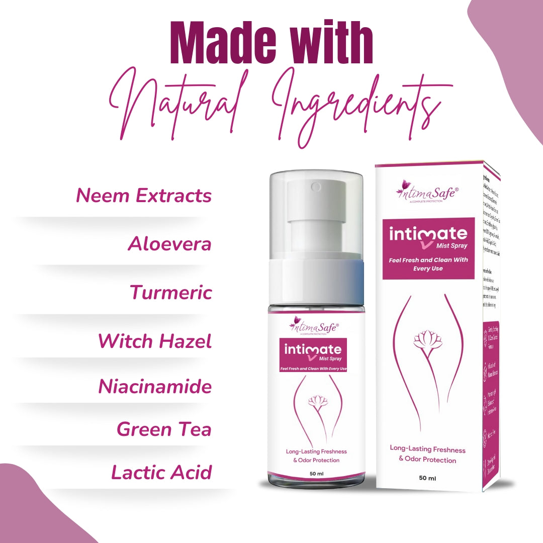 Intimate Mist Spray for Odour Protection For Women