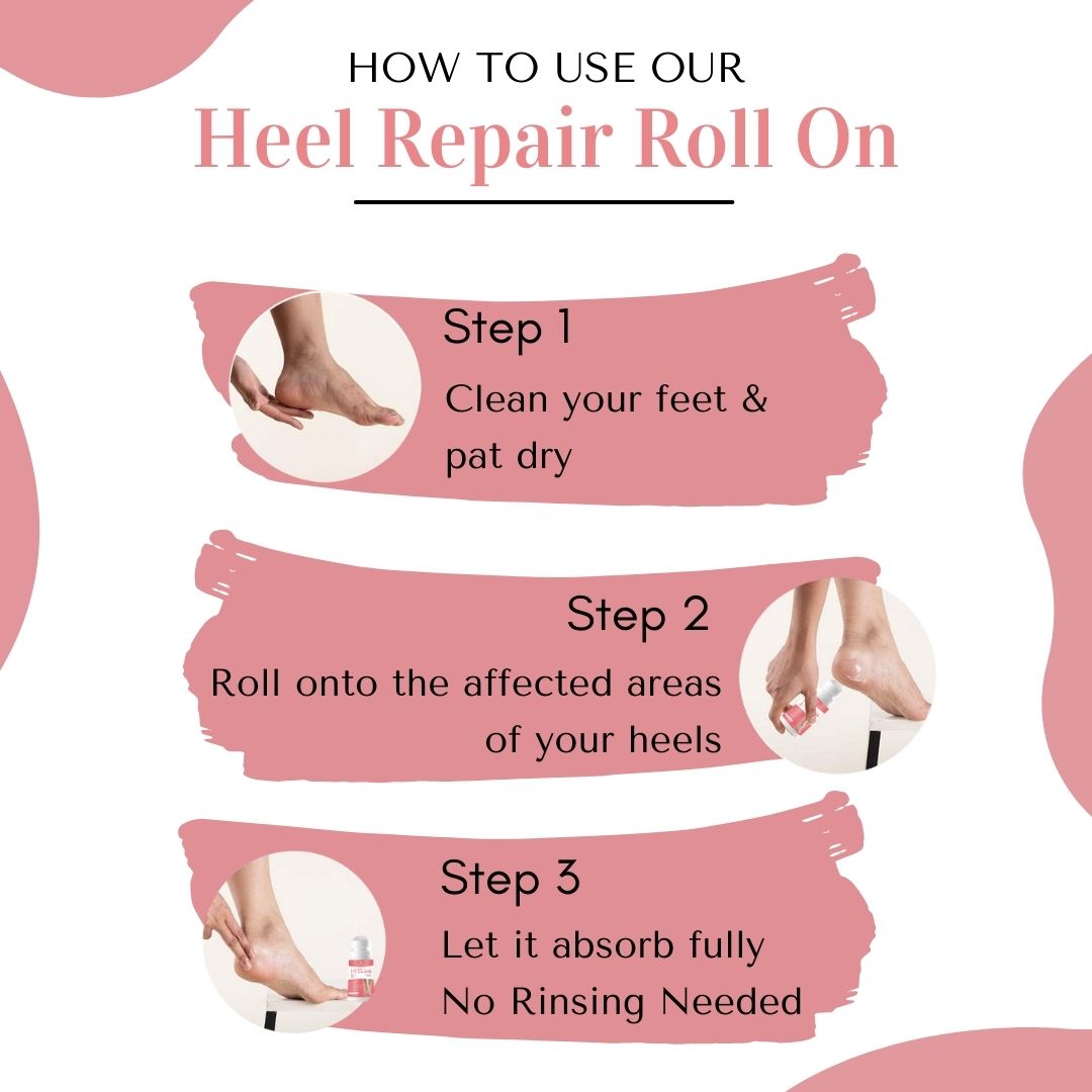 Foot Cream & Heel Repair Roll On - 50ml