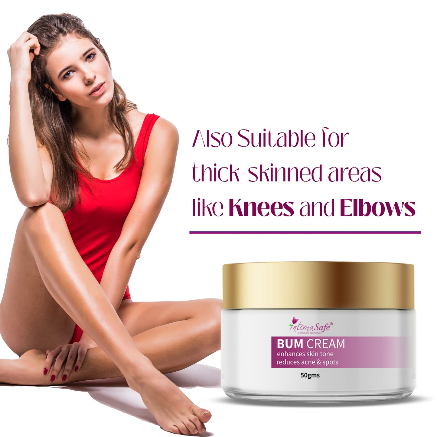 Back & Bum Cream for Dark Spots and Body Acne
