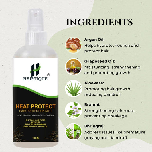 Heat Protection Hair Mist | With Argan Oil & Provitamin B5