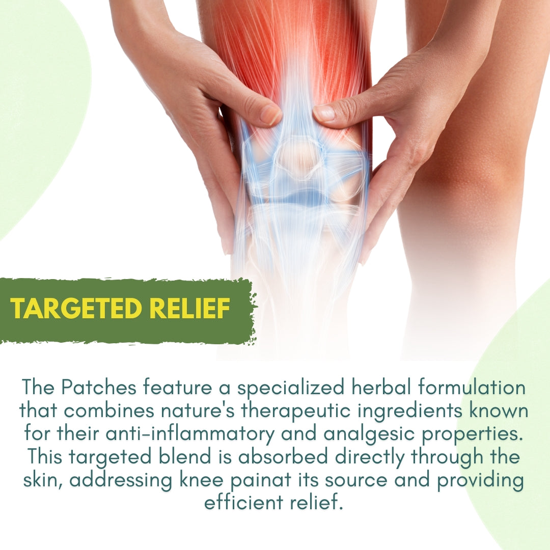Herbal Knee Pain Relief Patches | Instant Relief from Knee Pain | Joint Pain