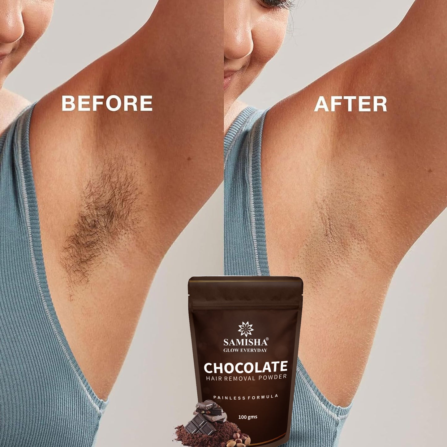 Chocolate Hair Removal Powder - 100gm