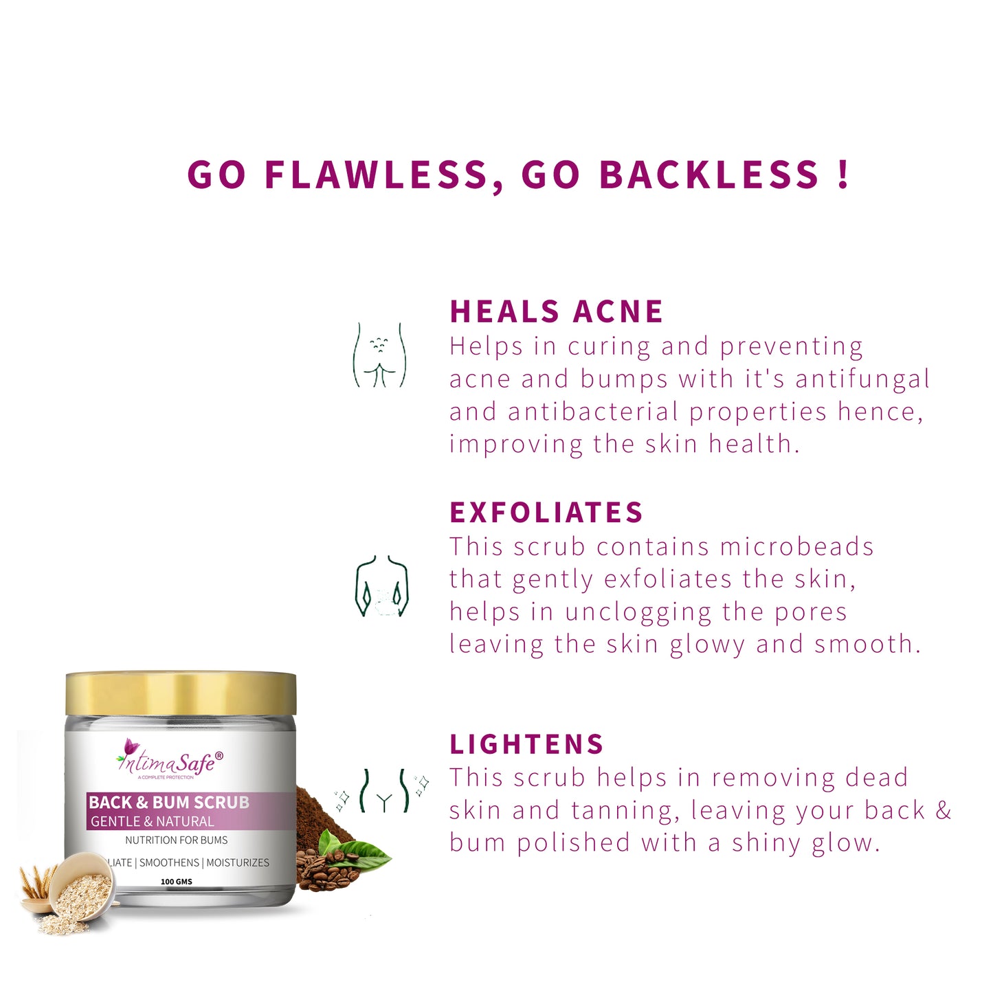 Back & Bum & Whitening Scrub