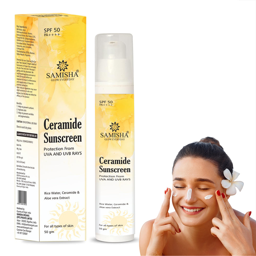 Ceramide & Hyaluronic Acid Sunscreen SPF 50 Pa++++, 50GM