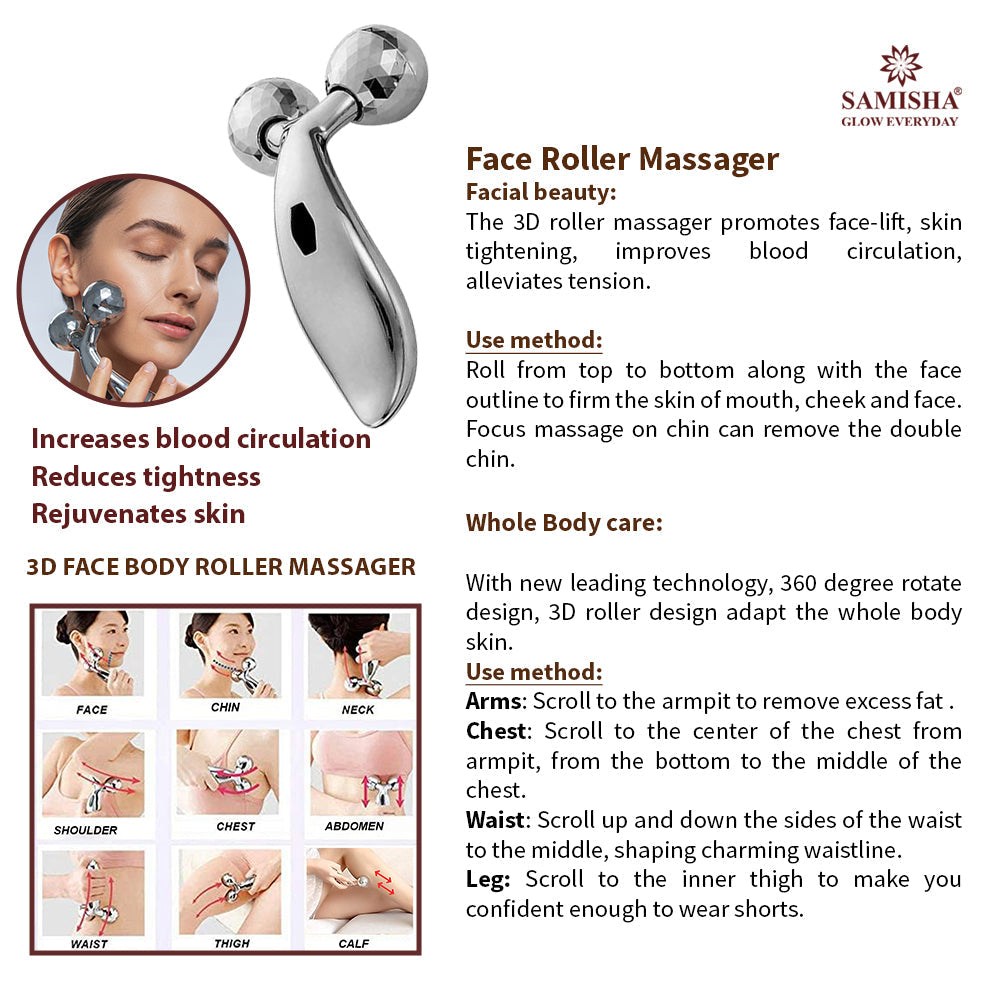 3D Manual Roller Skin Massager