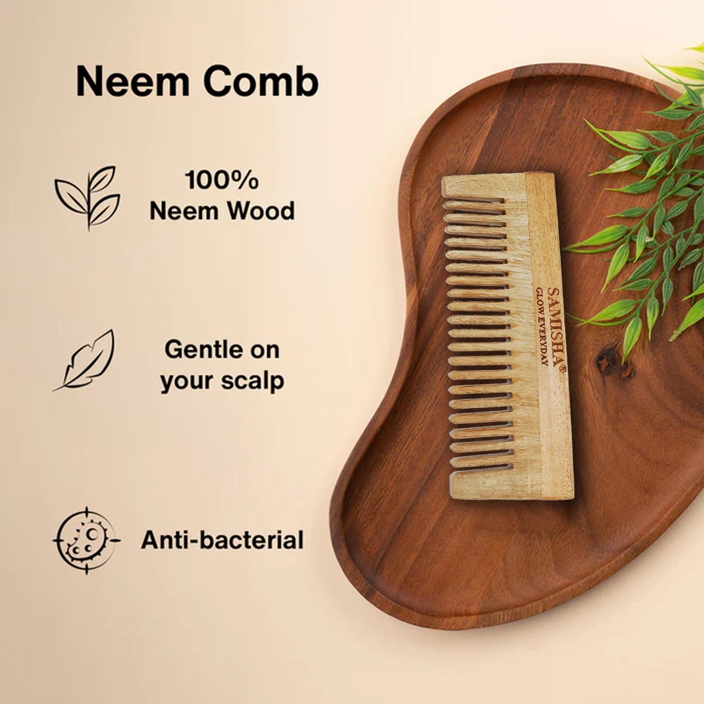 Neem Wood Comb