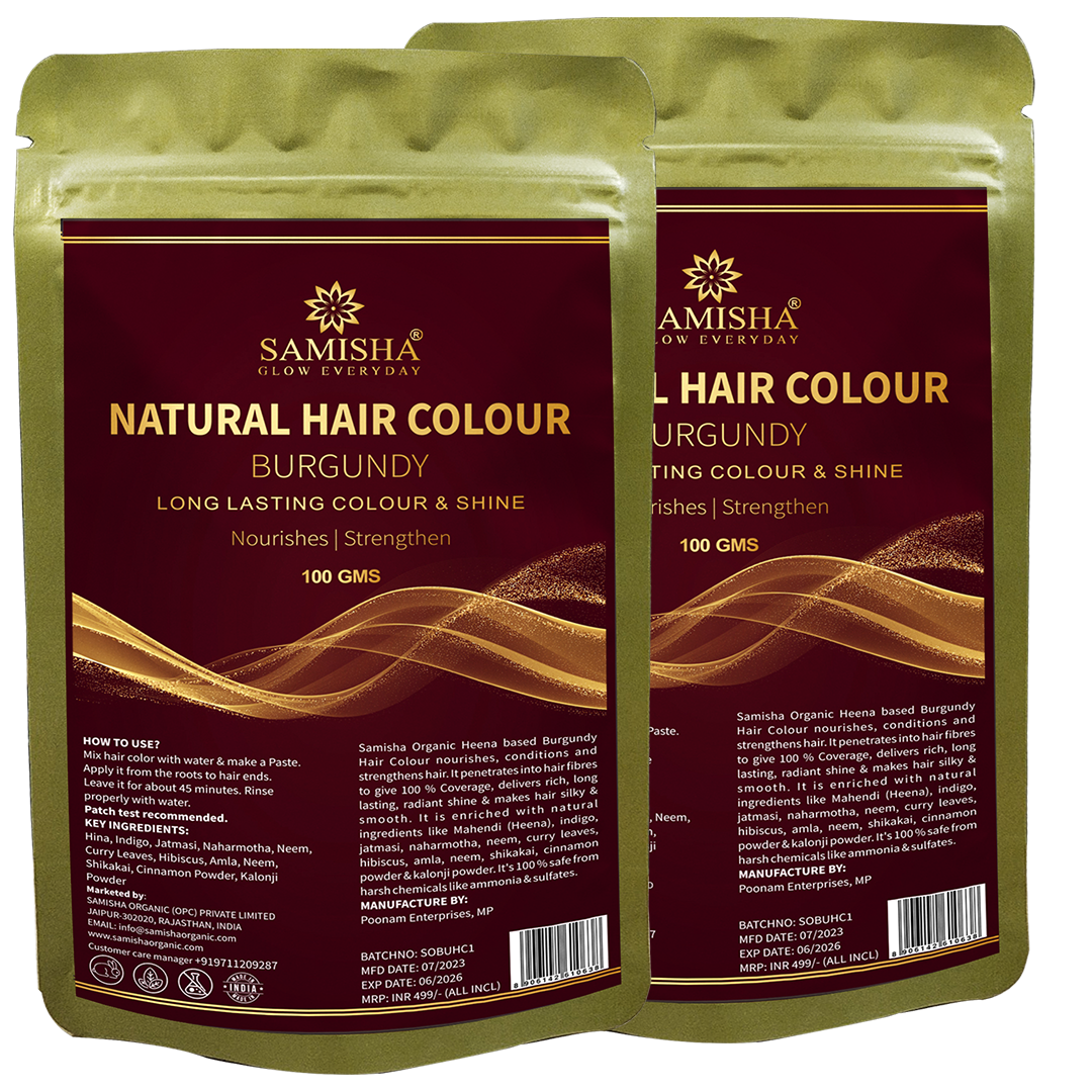 Burgundy Hair Colour - 100gm