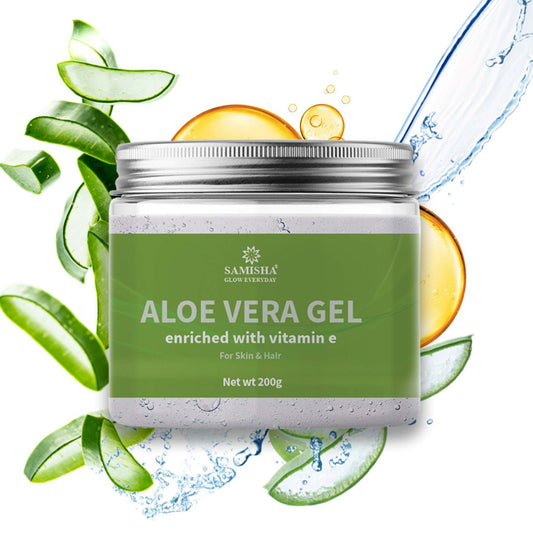 Attention To The Scalp And Use Organic Aloe Vera Gel For Smooth And Shiny Hair