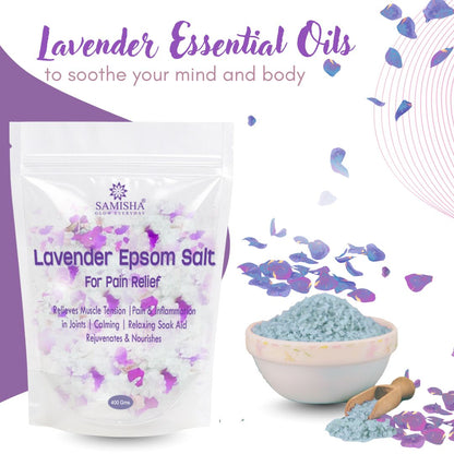 Lavender Epsom Salt For Pain Relief - 400gm