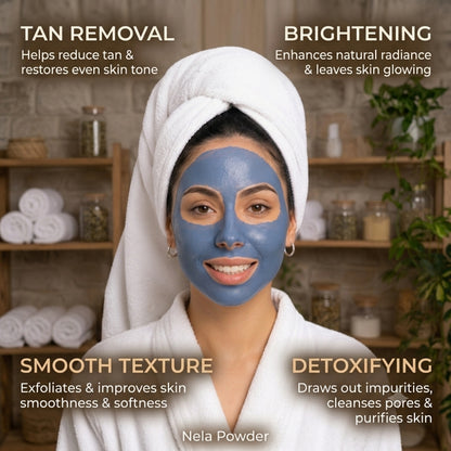 Pure Moroccan Neela Powder - Natural Skin Brightening Mask