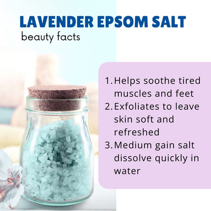 Lavender Epsom Salt For Pain Relief - 400gm