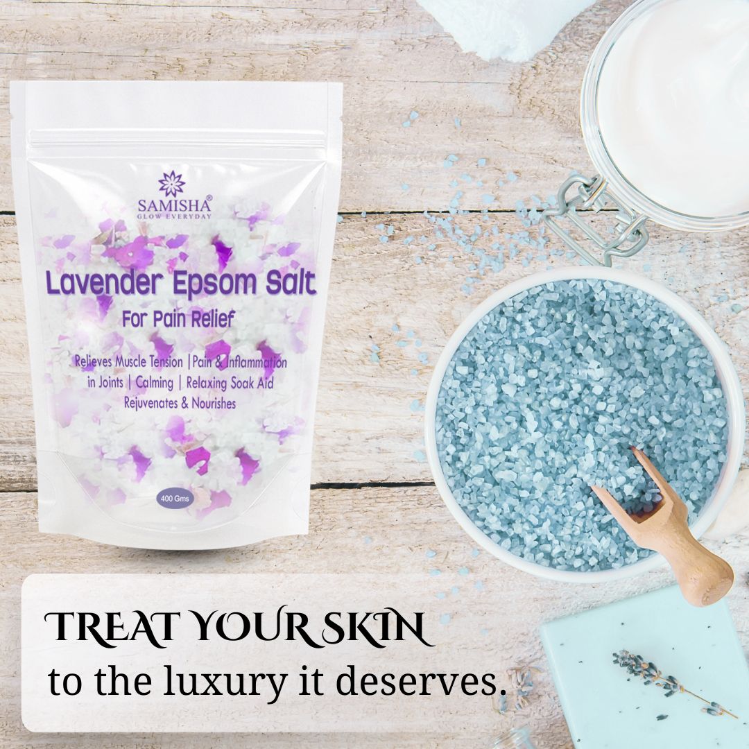 Lavender Epsom Salt For Pain Relief - 400gm