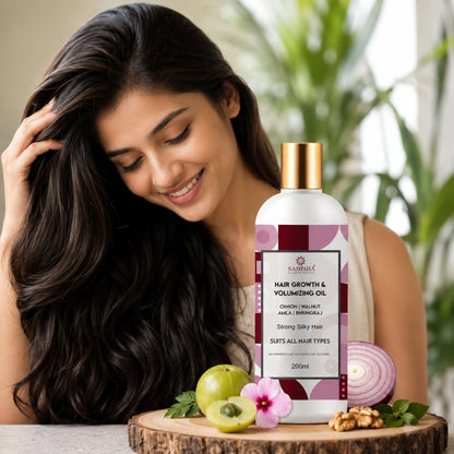 Natural Onion Hair Oil for Hair Fall Control & Growth | 200ml