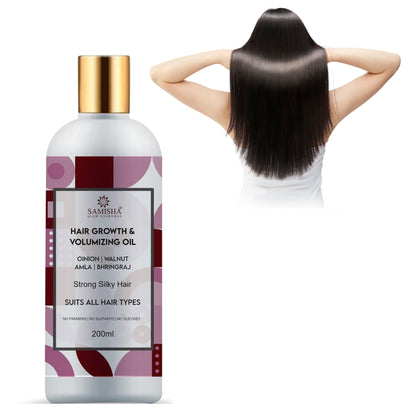 Natural Onion Hair Oil for Hair Fall Control & Growth | 200ml