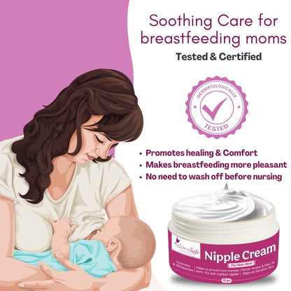 Nipple Cream For Cracked, Dry and Sore Nipples