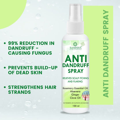 Dandruff Spray | Fights Severe Dandruff | Prevents Flaky Scalp | Non Greasy Non Oily