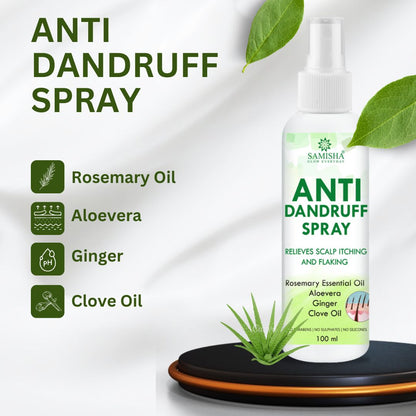 Dandruff Spray | Fights Severe Dandruff | Prevents Flaky Scalp | Non Greasy Non Oily