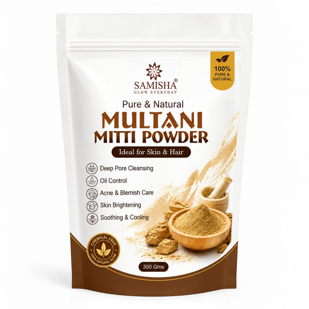 Multani Mitti Powder – Natural Fuller's Earth for Deep Cleansing & Glowing Skin - 350 G