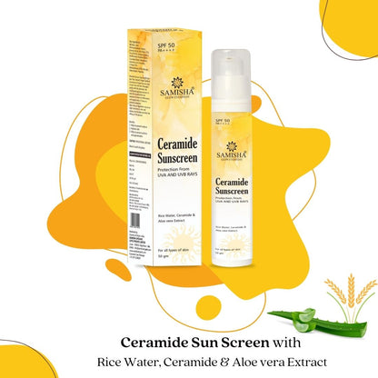 Ceramide & Hyaluronic Acid  Sunscreen SPF 50 Pa++++, 50GM