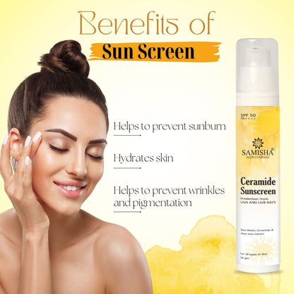 Ceramide & Hyaluronic Acid  Sunscreen SPF 50 Pa++++, 50GM