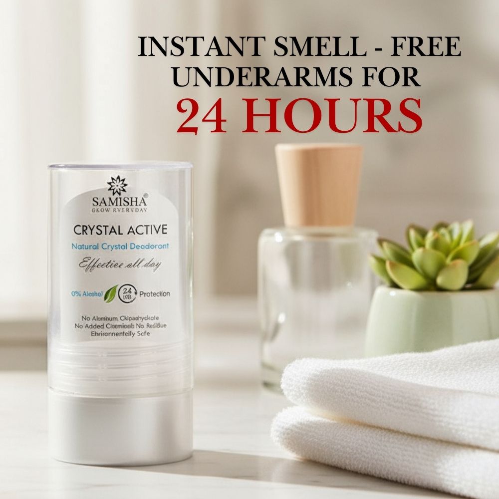Crystal Body Unisex Natural Aluminum-Free Deodorant Roll On