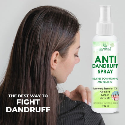 Dandruff Spray | Fights Severe Dandruff | Prevents Flaky Scalp | Non Greasy Non Oily