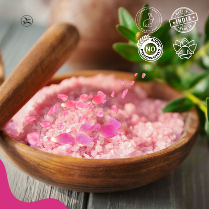 Rose Epsom Salt For Pain Relief - 400gm