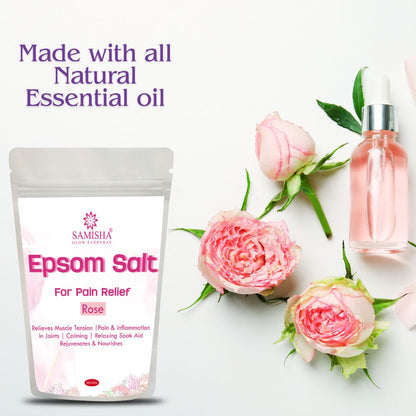 Rose Epsom Salt For Pain Relief - 400gm