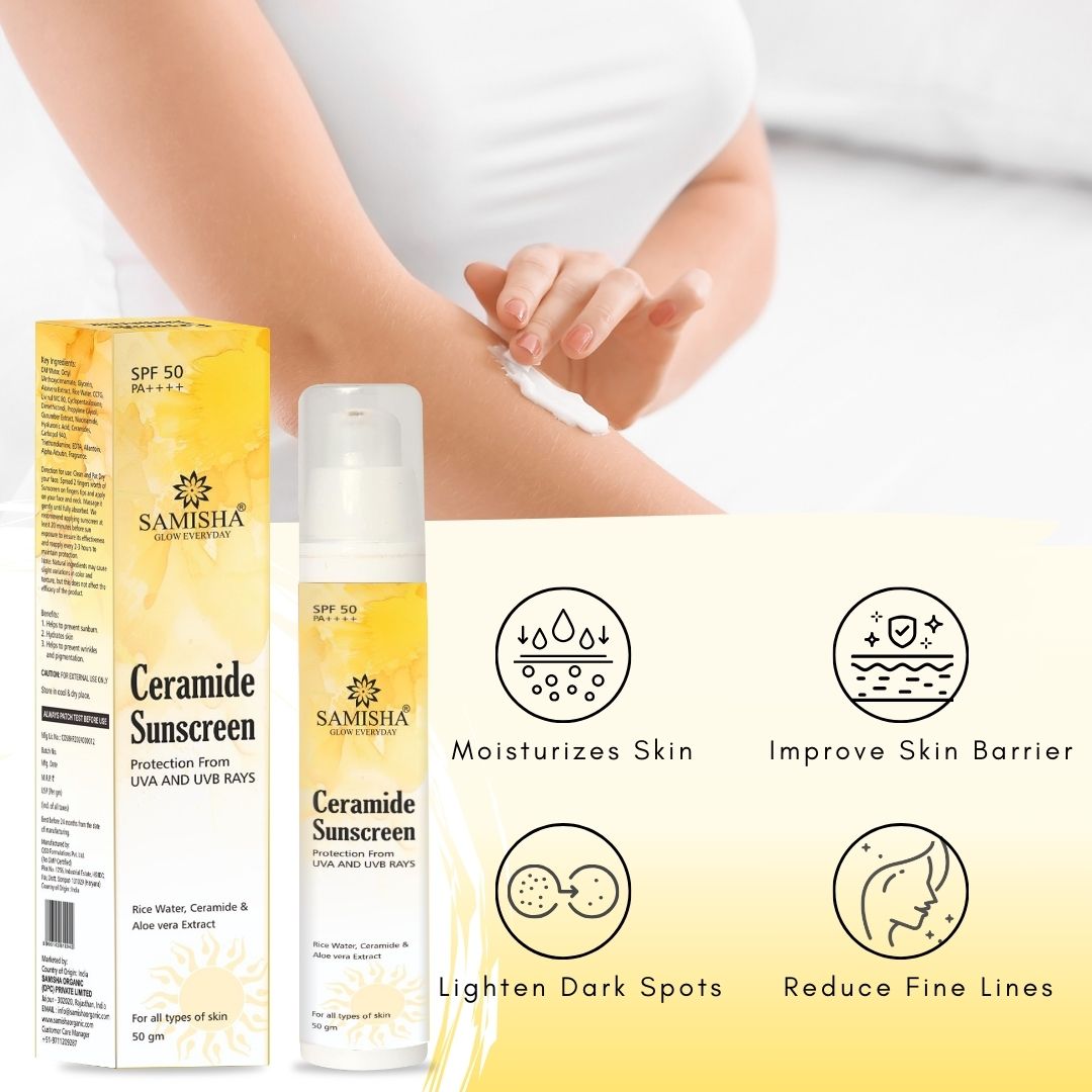 Ceramide & Hyaluronic Acid  Sunscreen SPF 50 Pa++++, 50GM