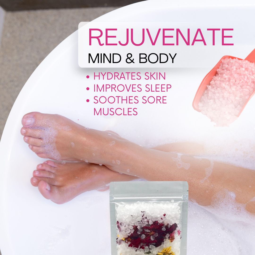 Rose Epsom Salt For Pain Relief - 400gm