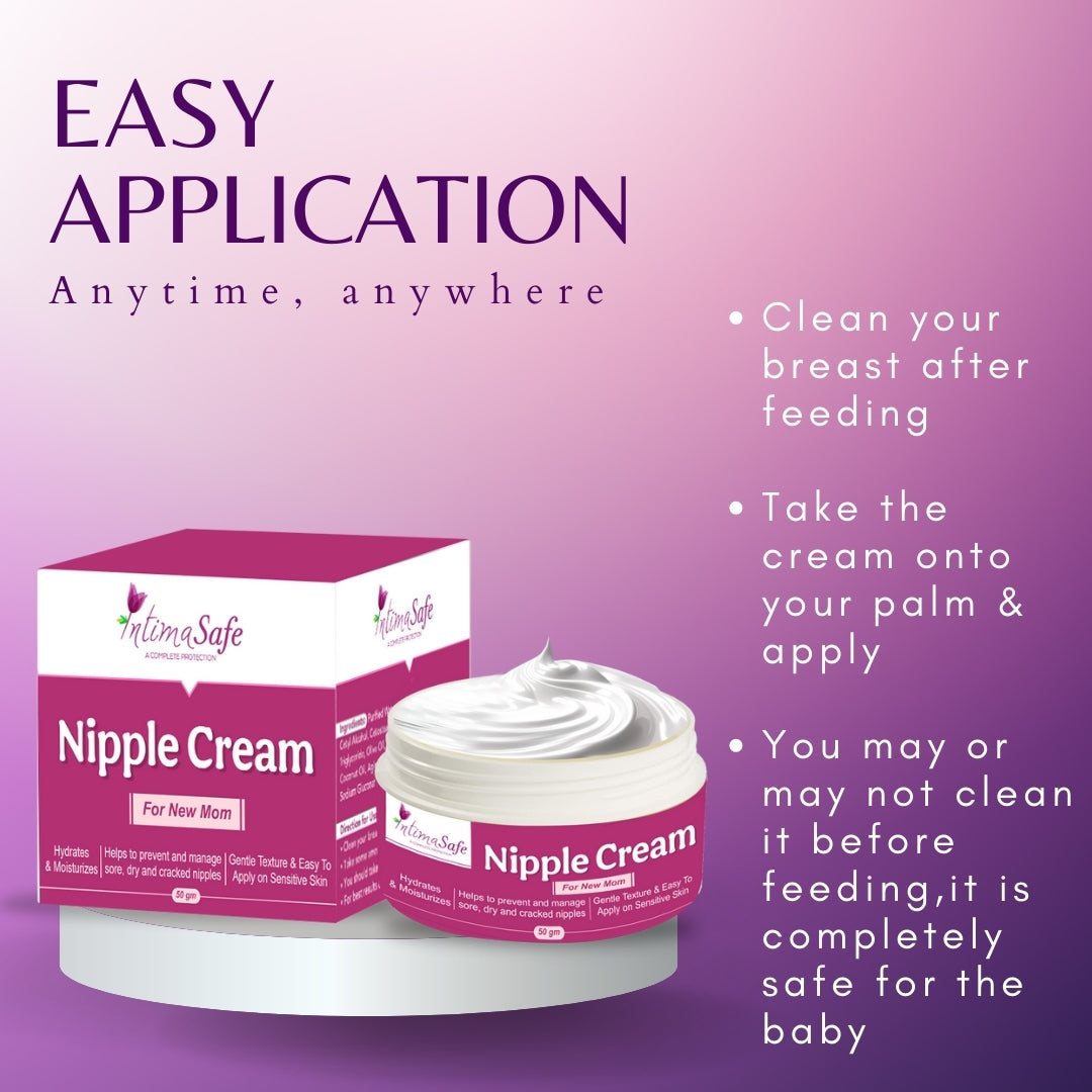 Nipple Cream For Cracked, Dry and Sore Nipples