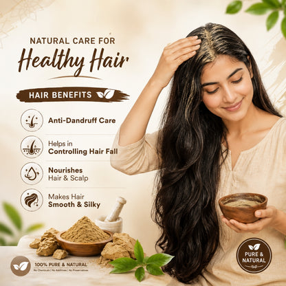 Multani Mitti Powder – Natural Fuller's Earth for Deep Cleansing & Glowing Skin - 350 G