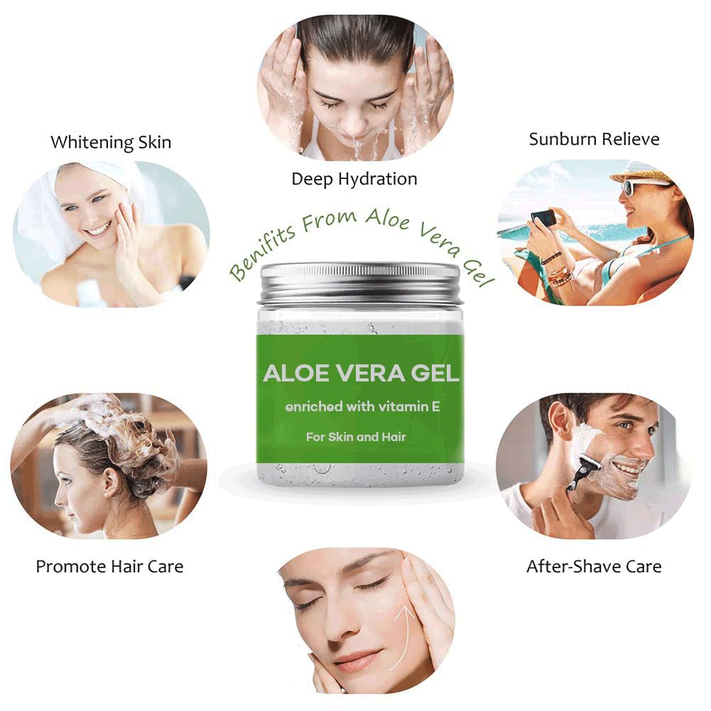 Natural Hair Removal Combo (Hair Removal Powder+Aloe Vera Gel)