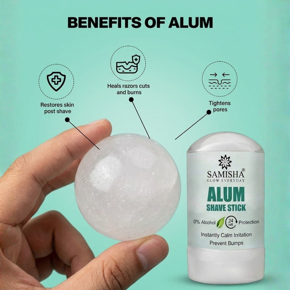 Natural Alum Block Stick - Soothing After Shave Treatment