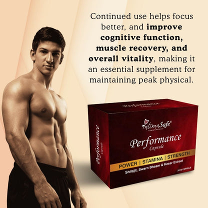 Shilajit Gold Capsules For Men With Pure Shilajit, Swarna Bhasma, Kesar| 30 Capsules