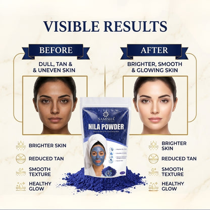 Pure Moroccan Neela Powder - Natural Skin Brightening Mask