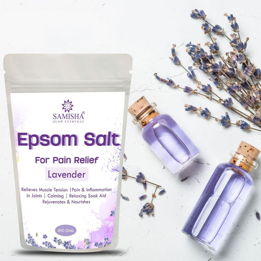 Lavender Epsom Salt For Pain Relief - 400gm