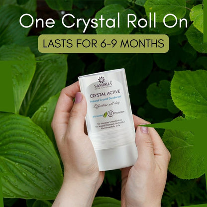 Crystal Body Unisex Natural Aluminum-Free Deodorant Roll On