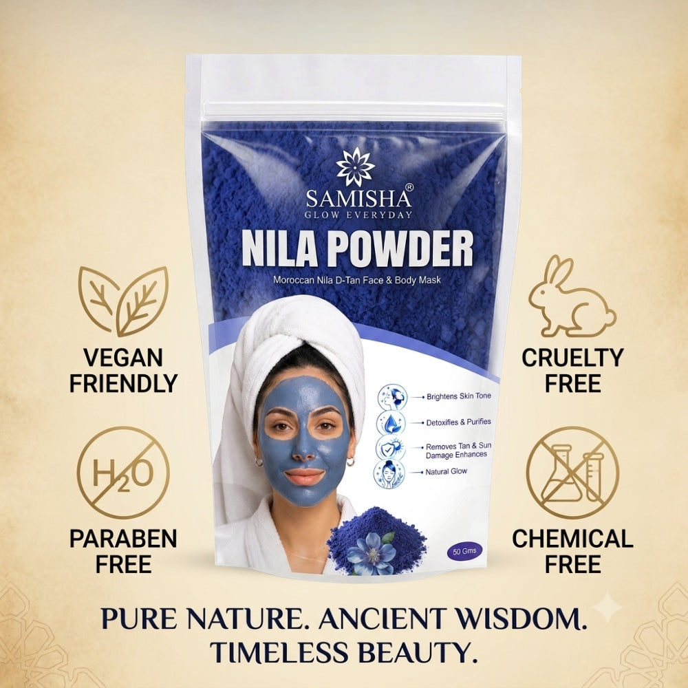 Pure Moroccan Neela Powder - Natural Skin Brightening Mask