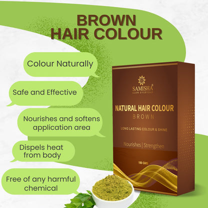 Brown Hair Colour - 100gm