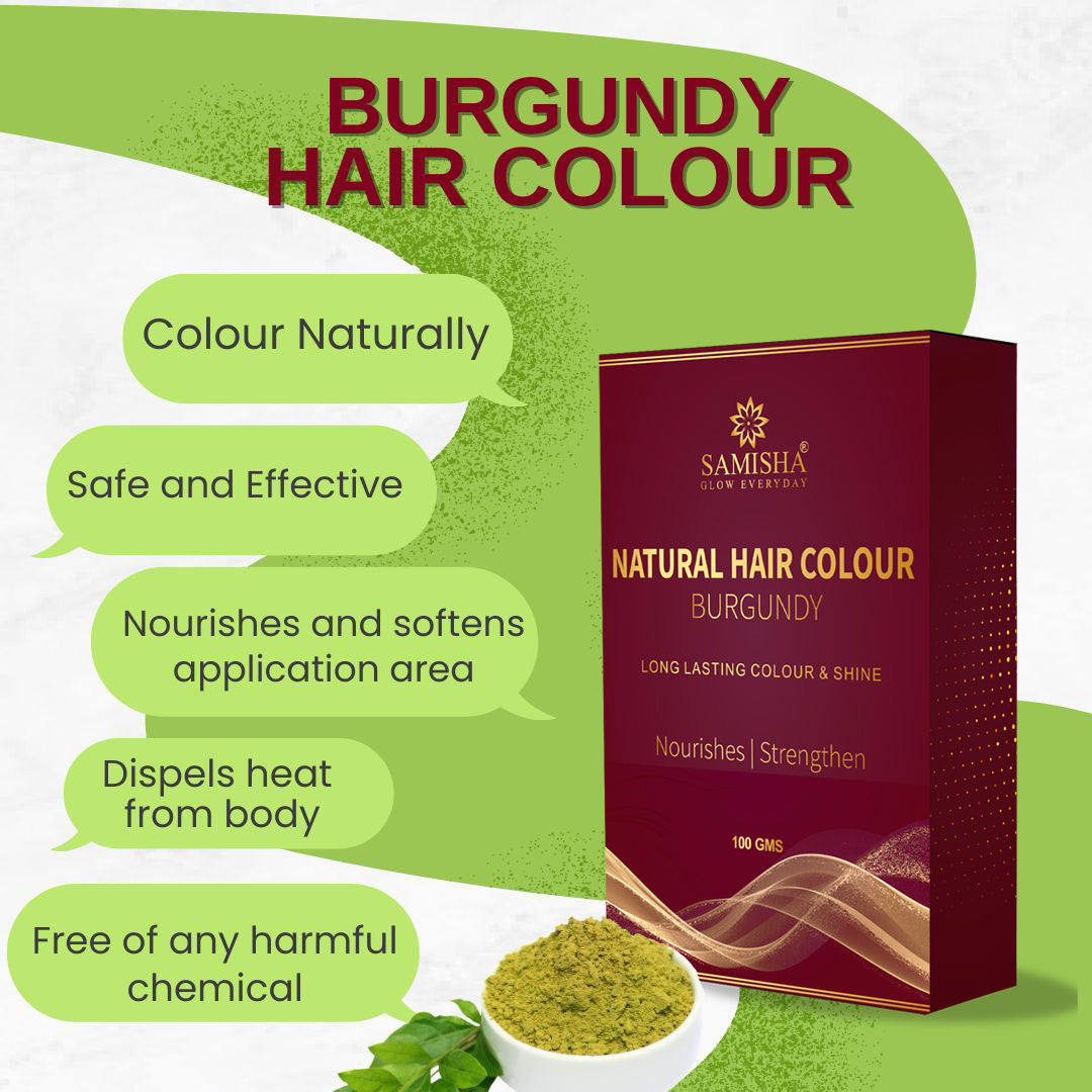 Burgundy Hair Colour - 100gm